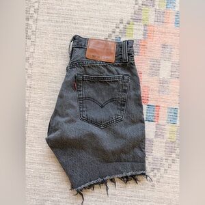 Levi's Black Jean Shorts